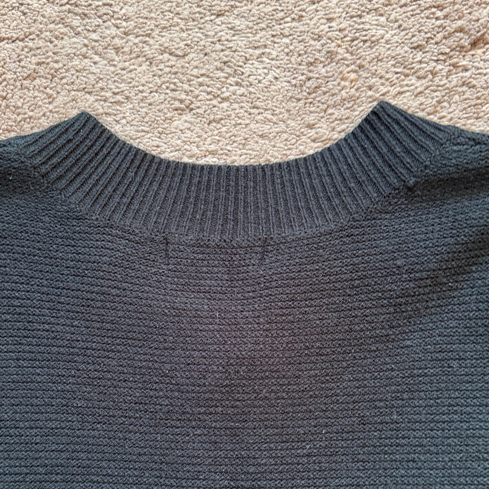 Mossimo Supply Co. Women’s Black Button-Front Knit Sweater Dress. Size Small - Picture 9 of 12